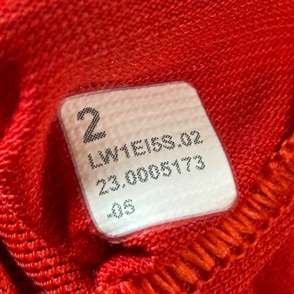 Lululemon Asymmetric Yoga‎ Tank Top Red Nulu One Shoulder Size 2 LW1EI5S